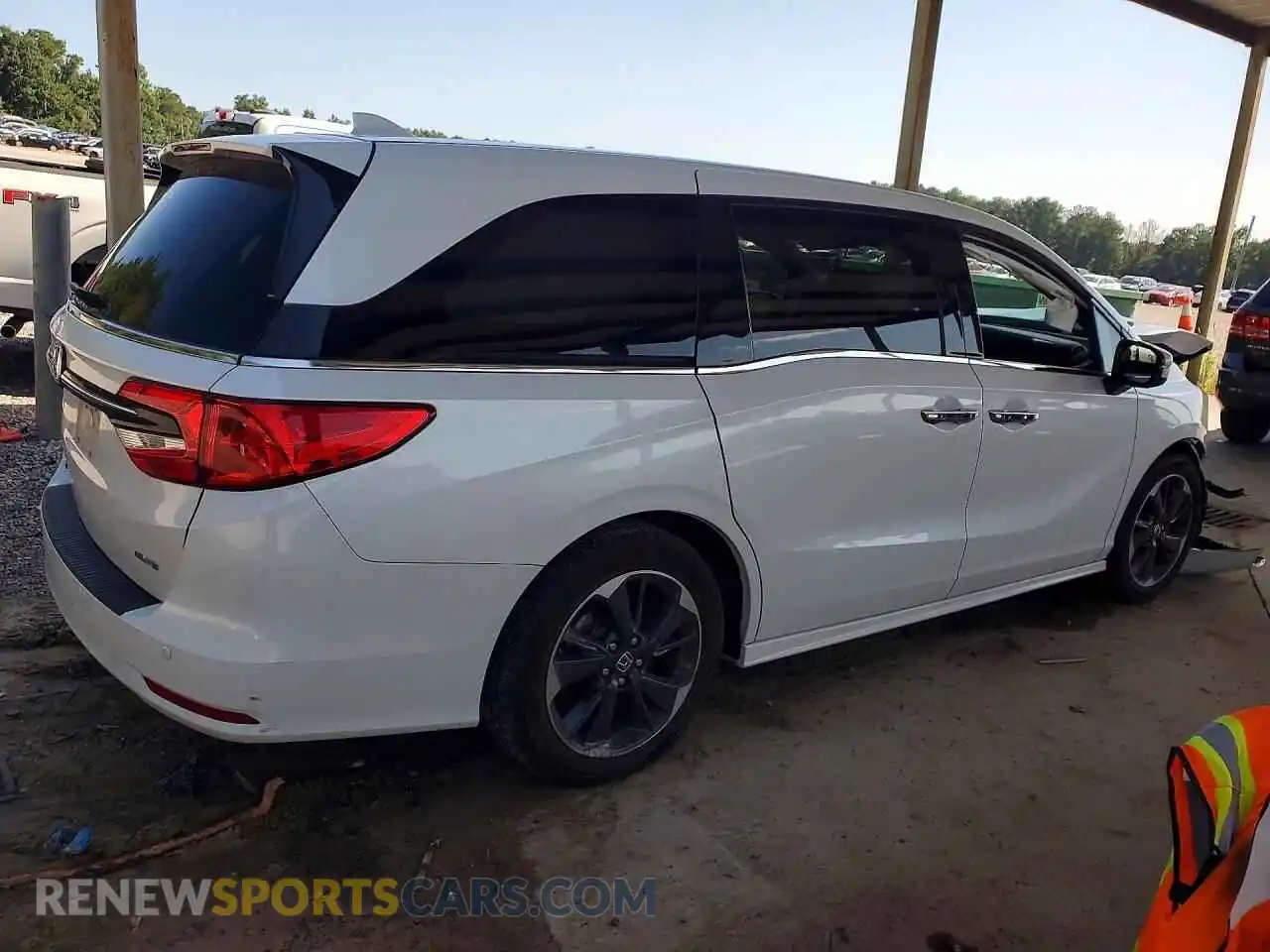 3 Фотография поврежденного автомобиля 5FNRL6H97NB017584 HONDA ODYSSEY 2022