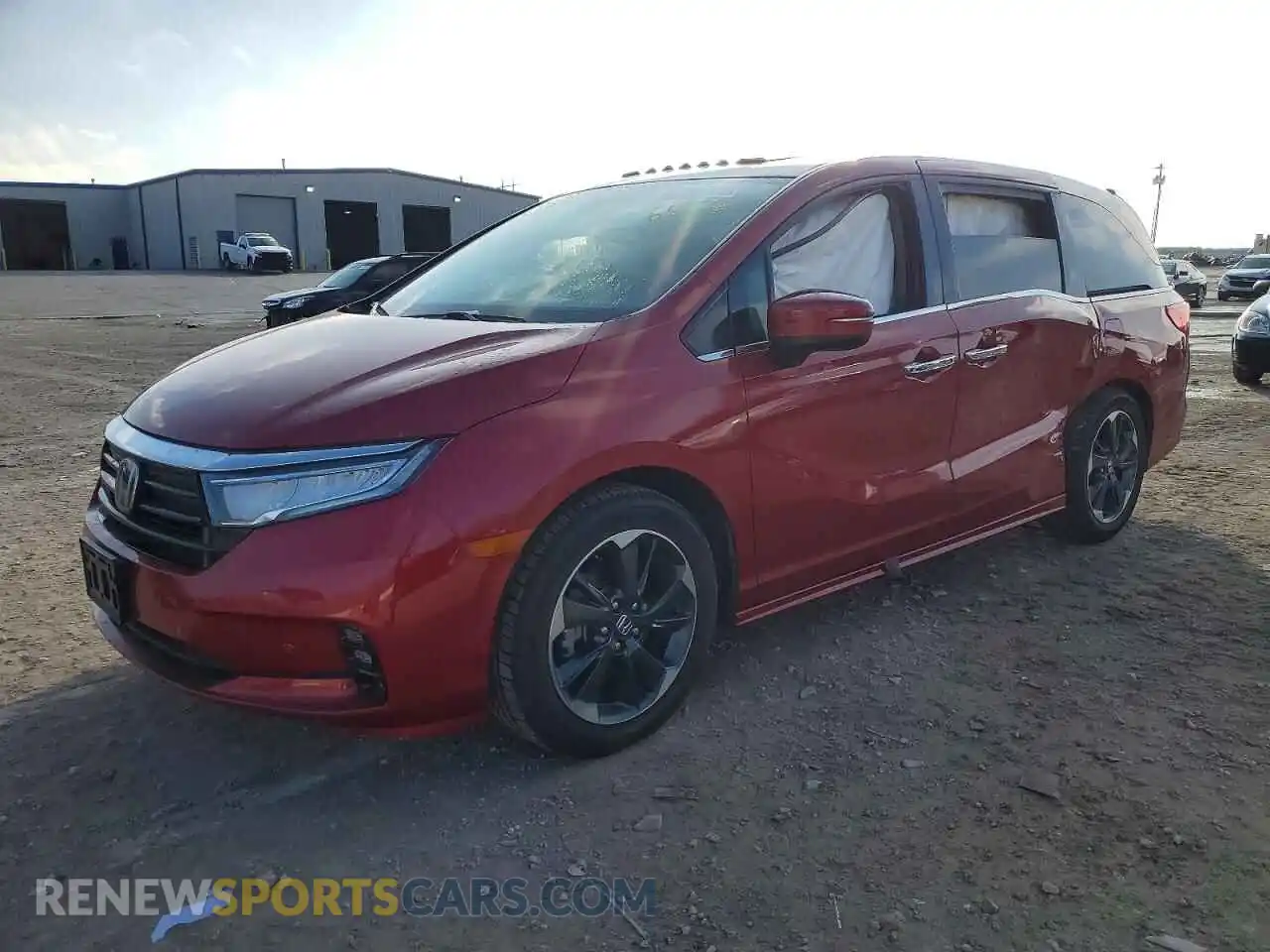 1 Photograph of a damaged car 5FNRL6H97NB026656 HONDA ODYSSEY 2022