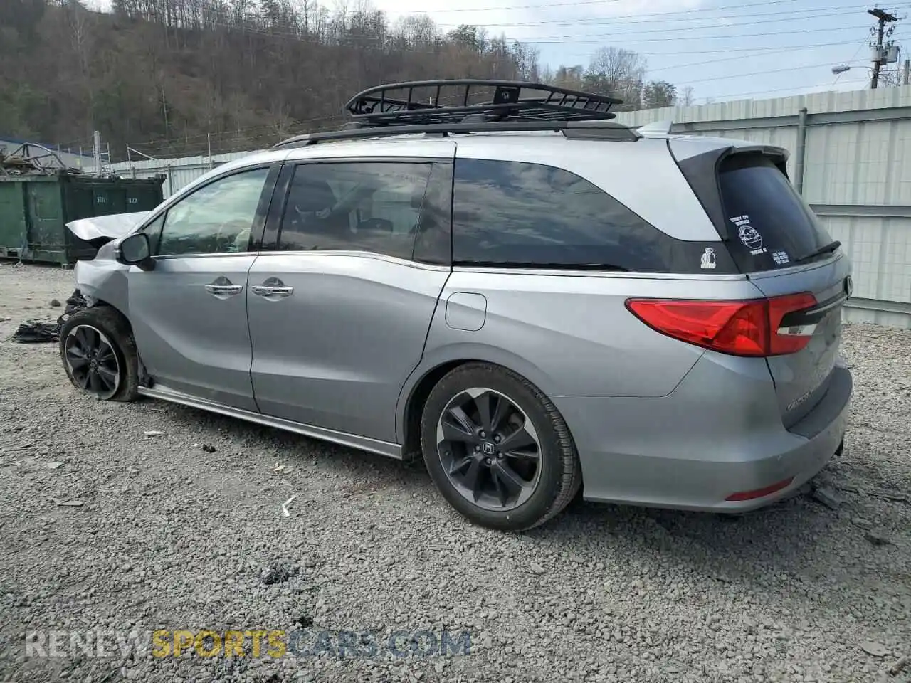 2 Photograph of a damaged car 5FNRL6H97NB026706 HONDA ODYSSEY 2022