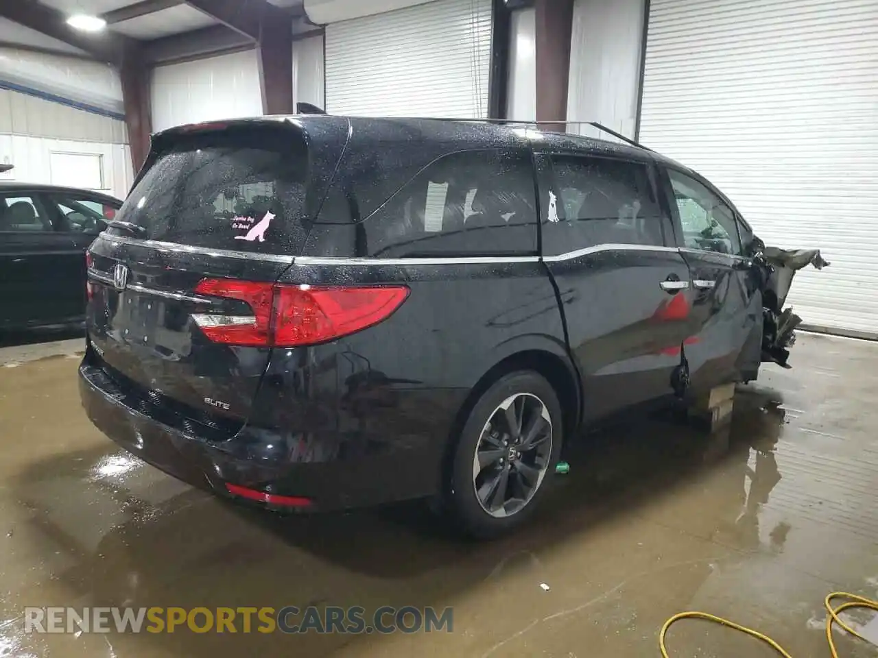 3 fotografías del automóvil dañado 5FNRL6H97NB054005 HONDA ODYSSEY 2022