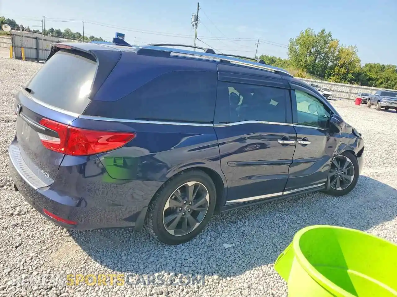 3 fotografías del automóvil dañado 5FNRL6H97NB056871 HONDA ODYSSEY 2022