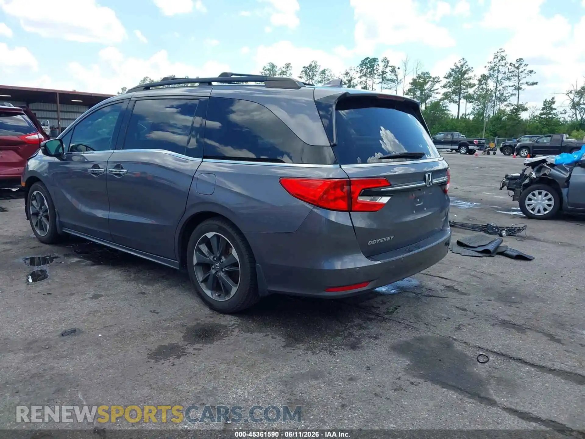 3 Фотография поврежденного автомобиля 5FNRL6H98NB002947 HONDA ODYSSEY 2022