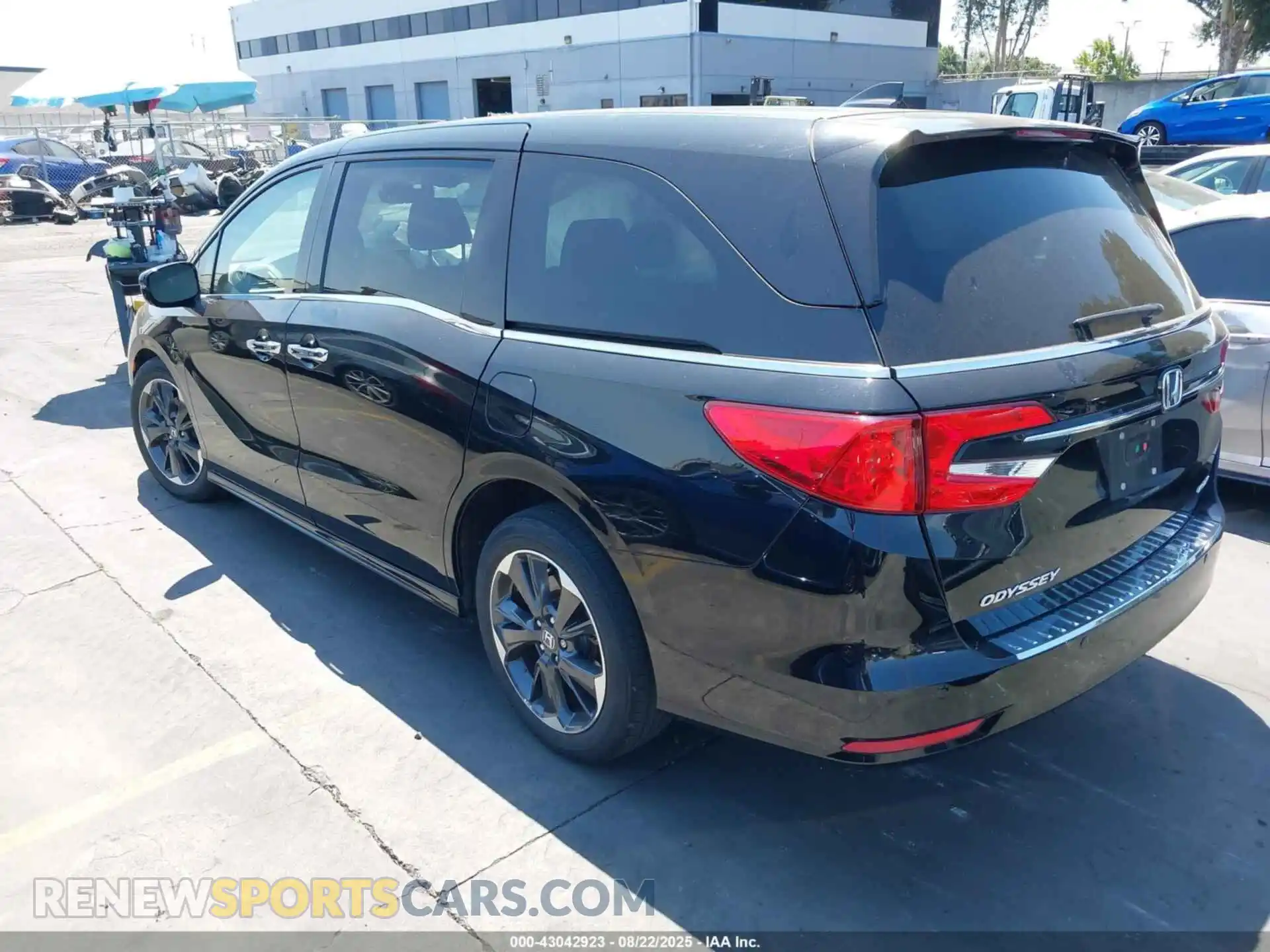 3 fotografías del automóvil dañado 5FNRL6H98NB024155 HONDA ODYSSEY 2022