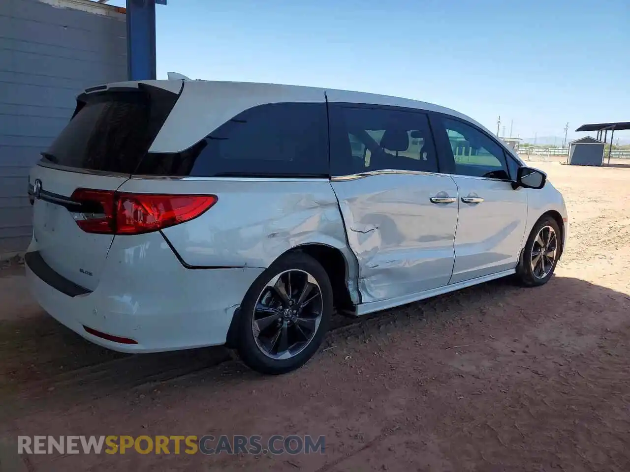 3 Фотография поврежденного автомобиля 5FNRL6H98NB037925 HONDA ODYSSEY 2022