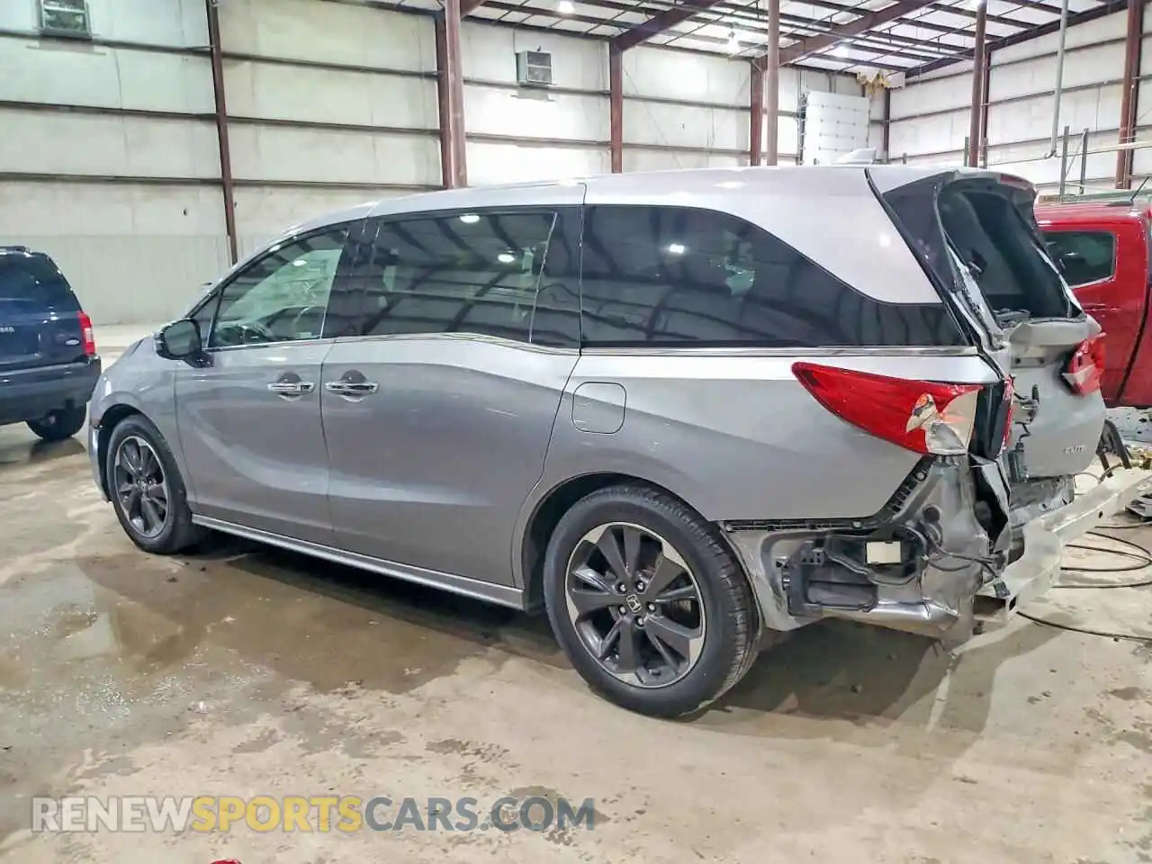 2 Фотография поврежденного автомобиля 5FNRL6H99NB003802 HONDA ODYSSEY 2022