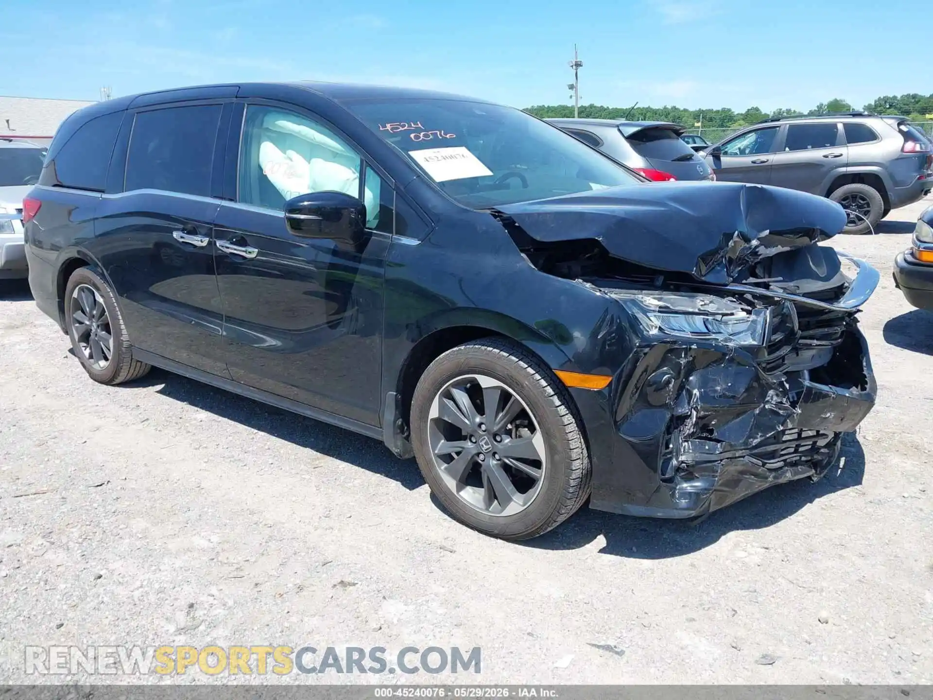 1 Photograph of a damaged car 5FNRL6H99NB004254 HONDA ODYSSEY 2022