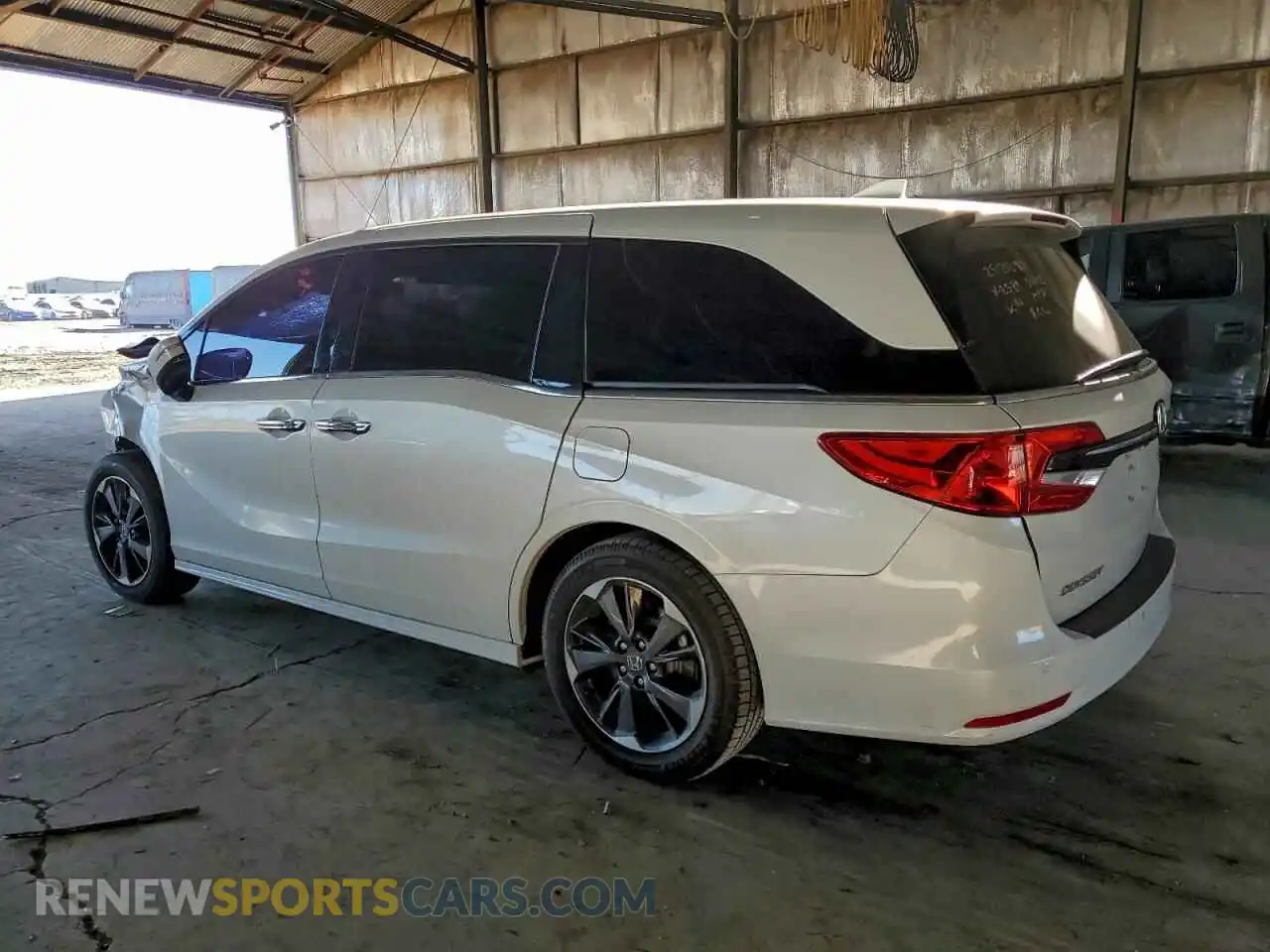 2 Photograph of a damaged car 5FNRL6H99NB022589 HONDA ODYSSEY 2022