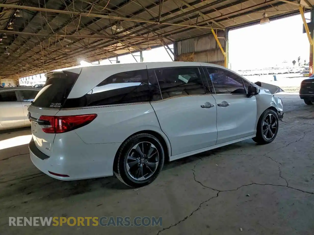 3 Photograph of a damaged car 5FNRL6H99NB022589 HONDA ODYSSEY 2022