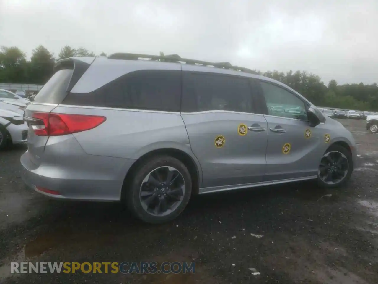 3 Photograph of a damaged car 5FNRL6H99NB052465 HONDA ODYSSEY 2022