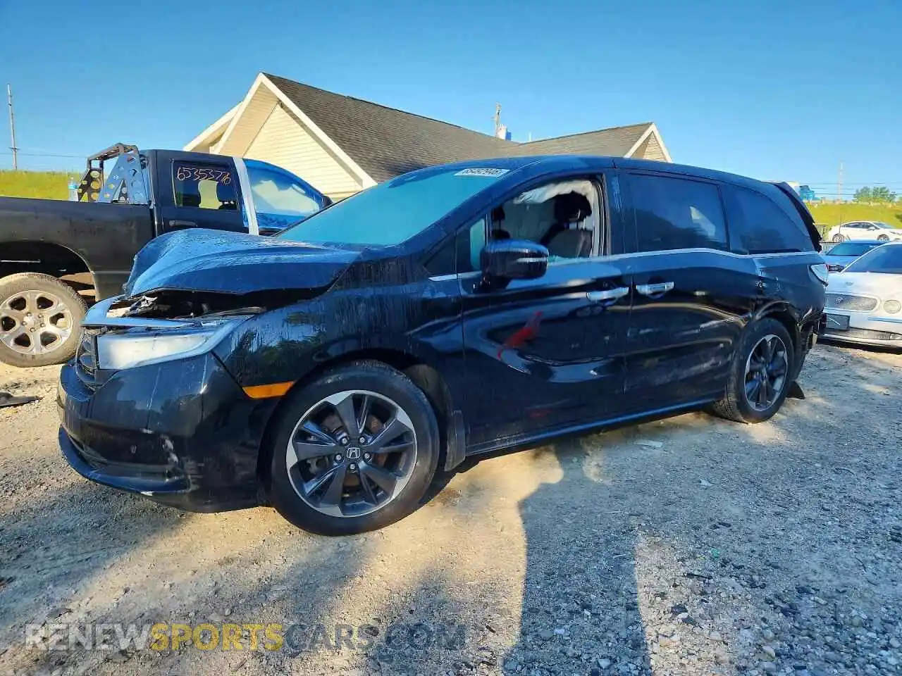 1 Фотография поврежденного автомобиля 5FNRL6H99NB057147 HONDA ODYSSEY 2022
