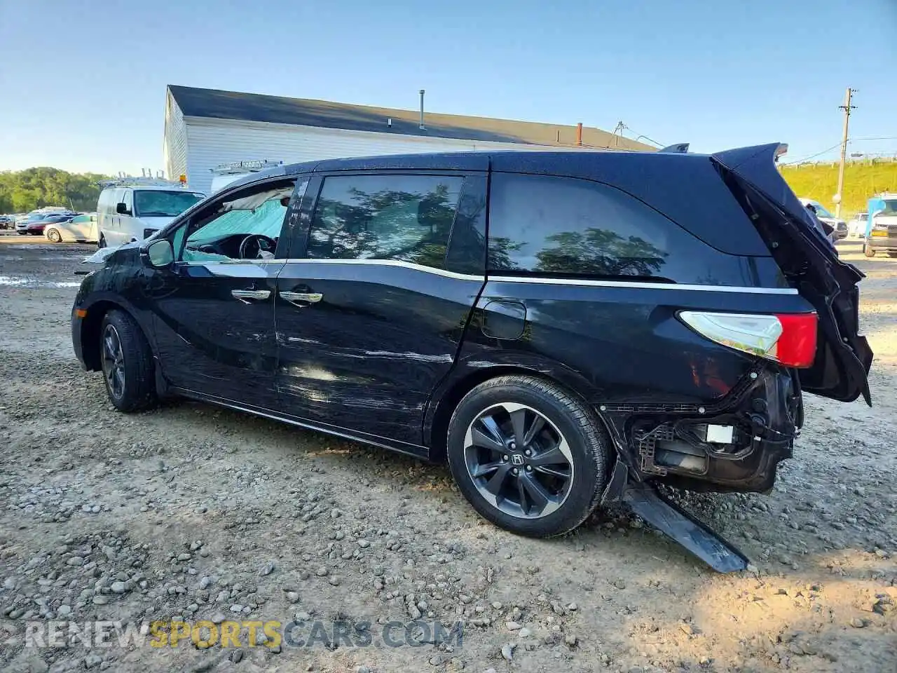 2 Фотография поврежденного автомобиля 5FNRL6H99NB057147 HONDA ODYSSEY 2022