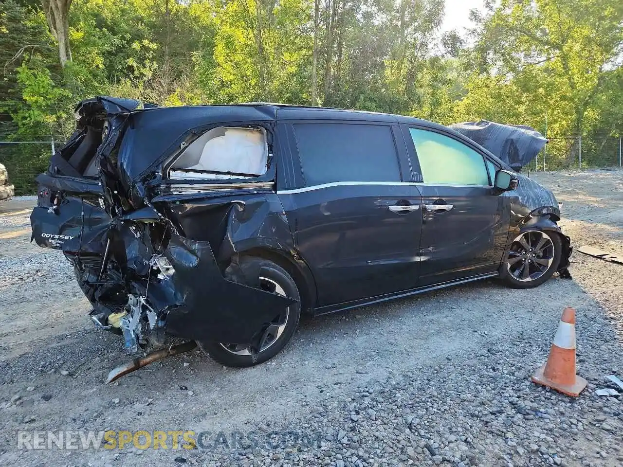 3 Фотография поврежденного автомобиля 5FNRL6H99NB057147 HONDA ODYSSEY 2022