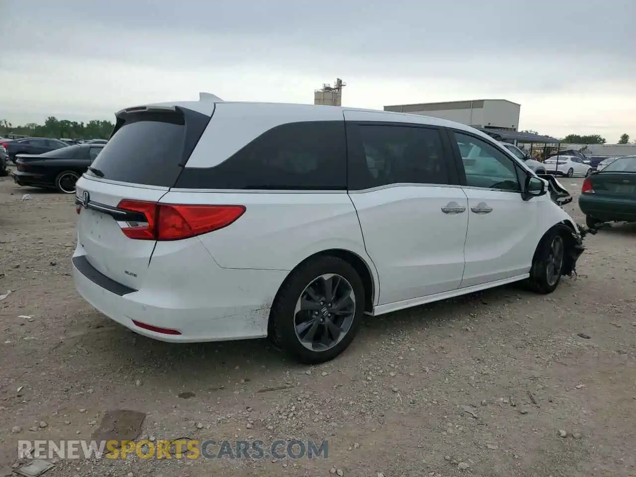 3 Фотография поврежденного автомобиля 5FNRL6H9XNB046237 HONDA ODYSSEY 2022