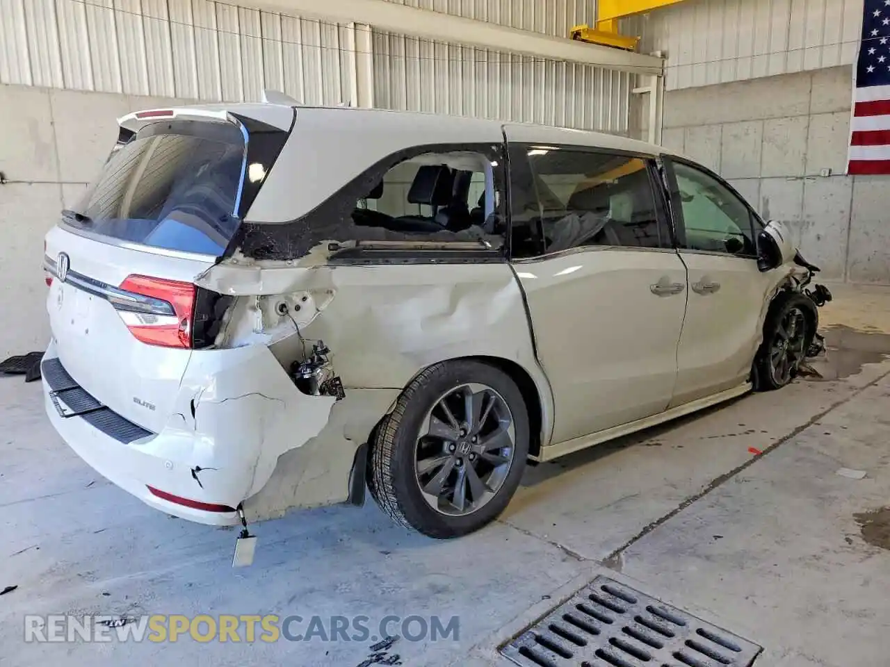 3 Photograph of a damaged car 5FNRL6H9XNB050255 HONDA ODYSSEY 2022