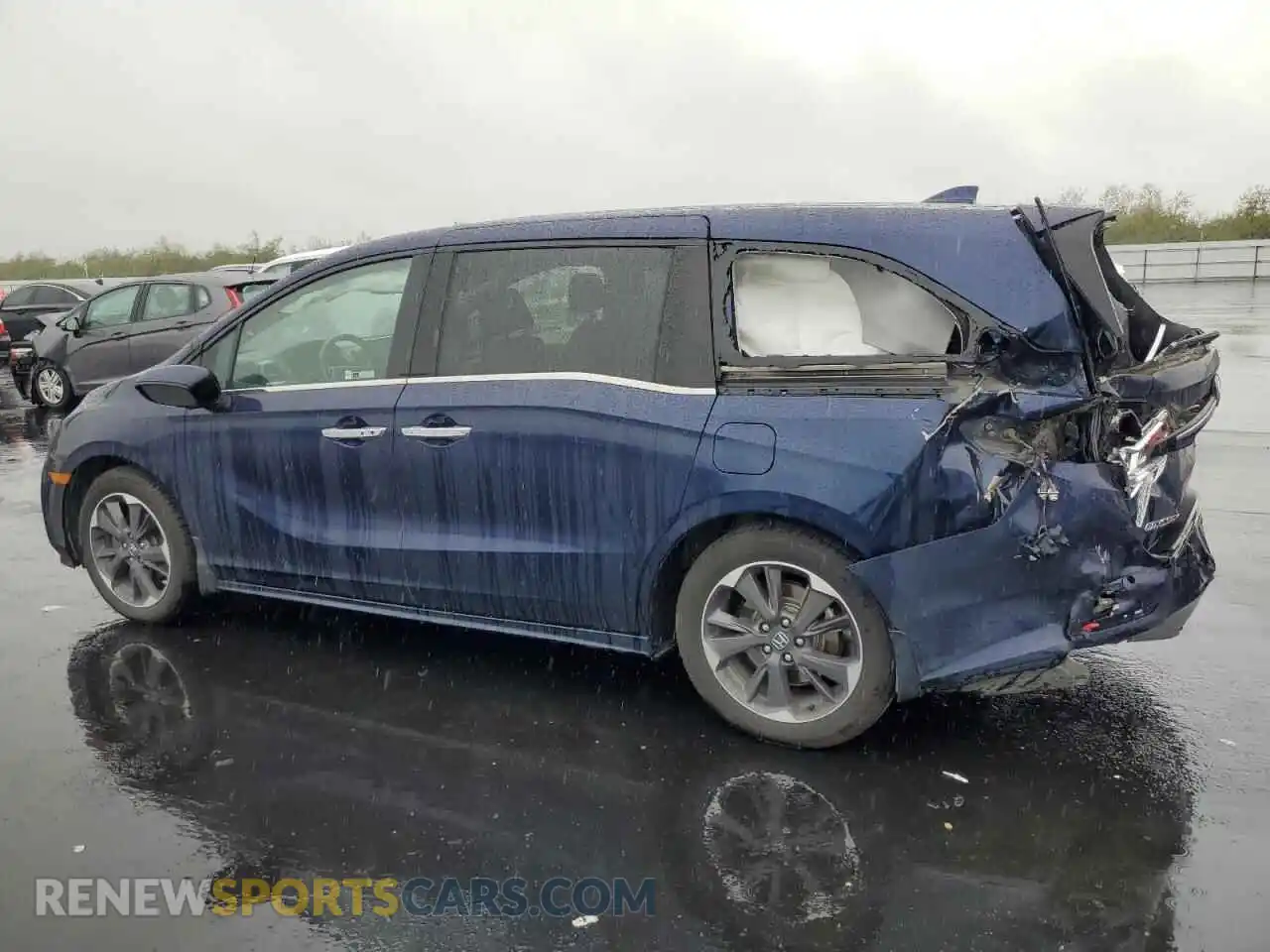 2 Photograph of a damaged car 5FNRL6H9XNB056671 HONDA ODYSSEY 2022