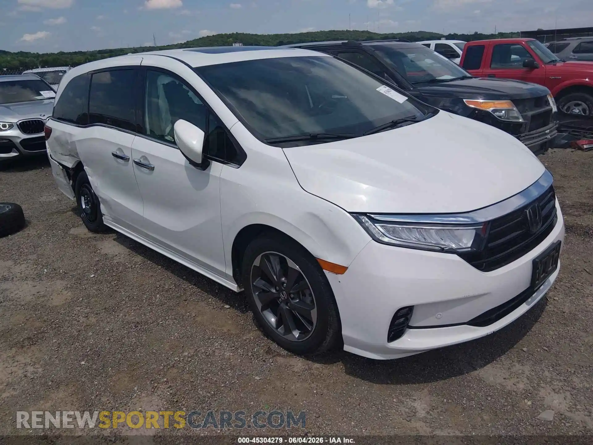 1 Фотография поврежденного автомобиля 5FNRL6H9XNB058453 HONDA ODYSSEY 2022