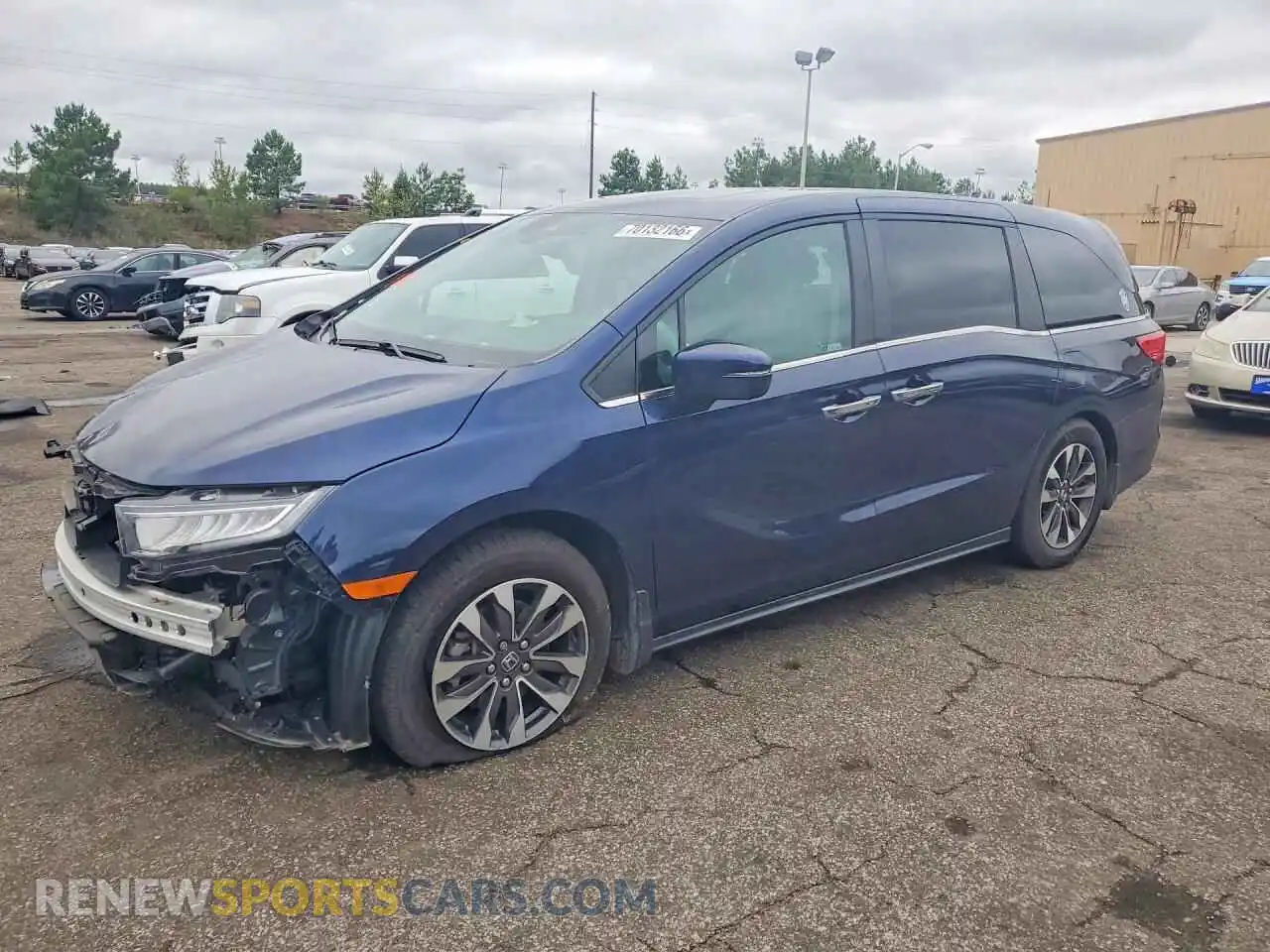 1 fotografías del automóvil dañado 5FNRL6H60PB064111 HONDA ODYSSEY 2023