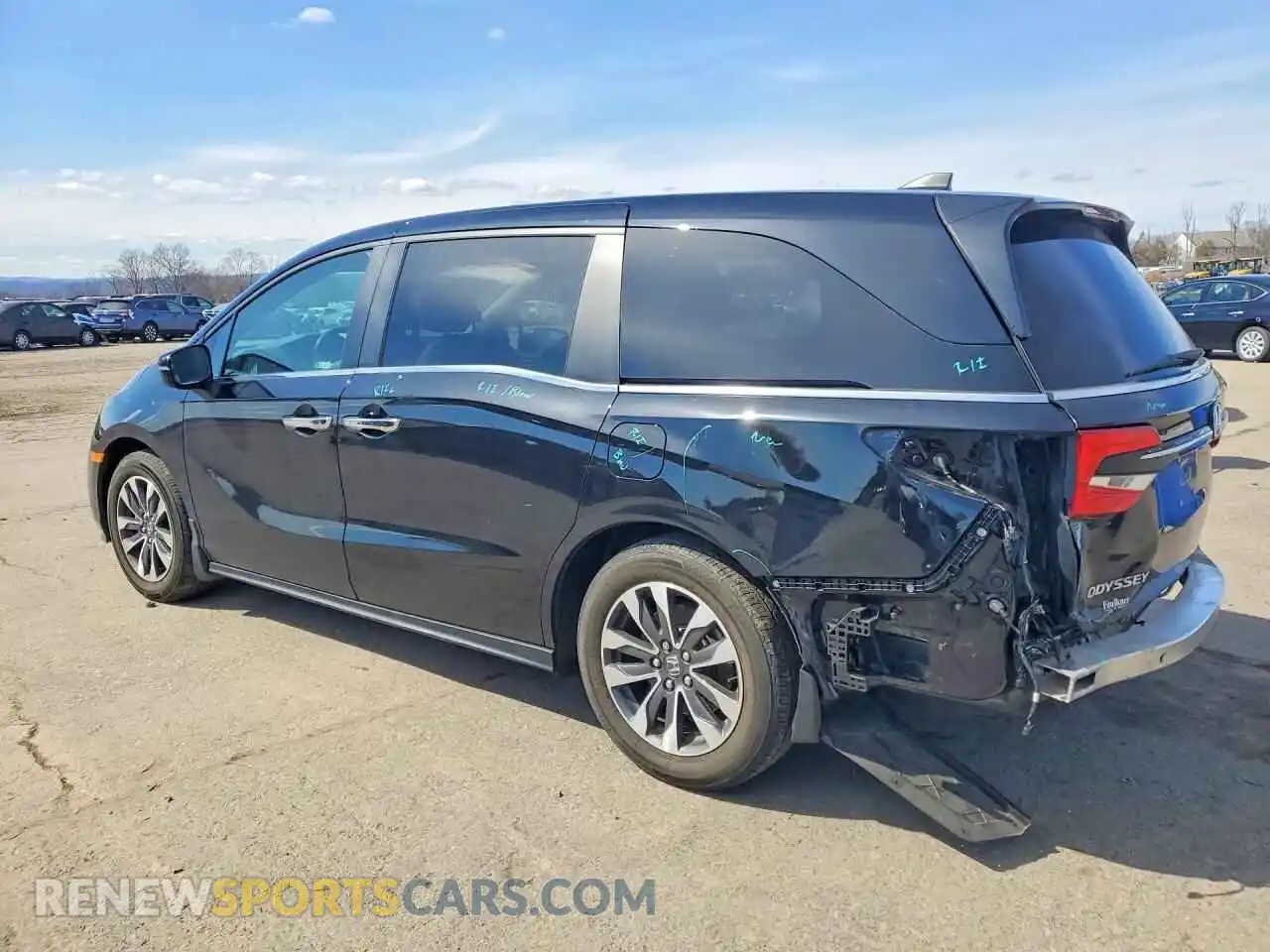 2 Photograph of a damaged car 5FNRL6H61PB016021 HONDA ODYSSEY 2023