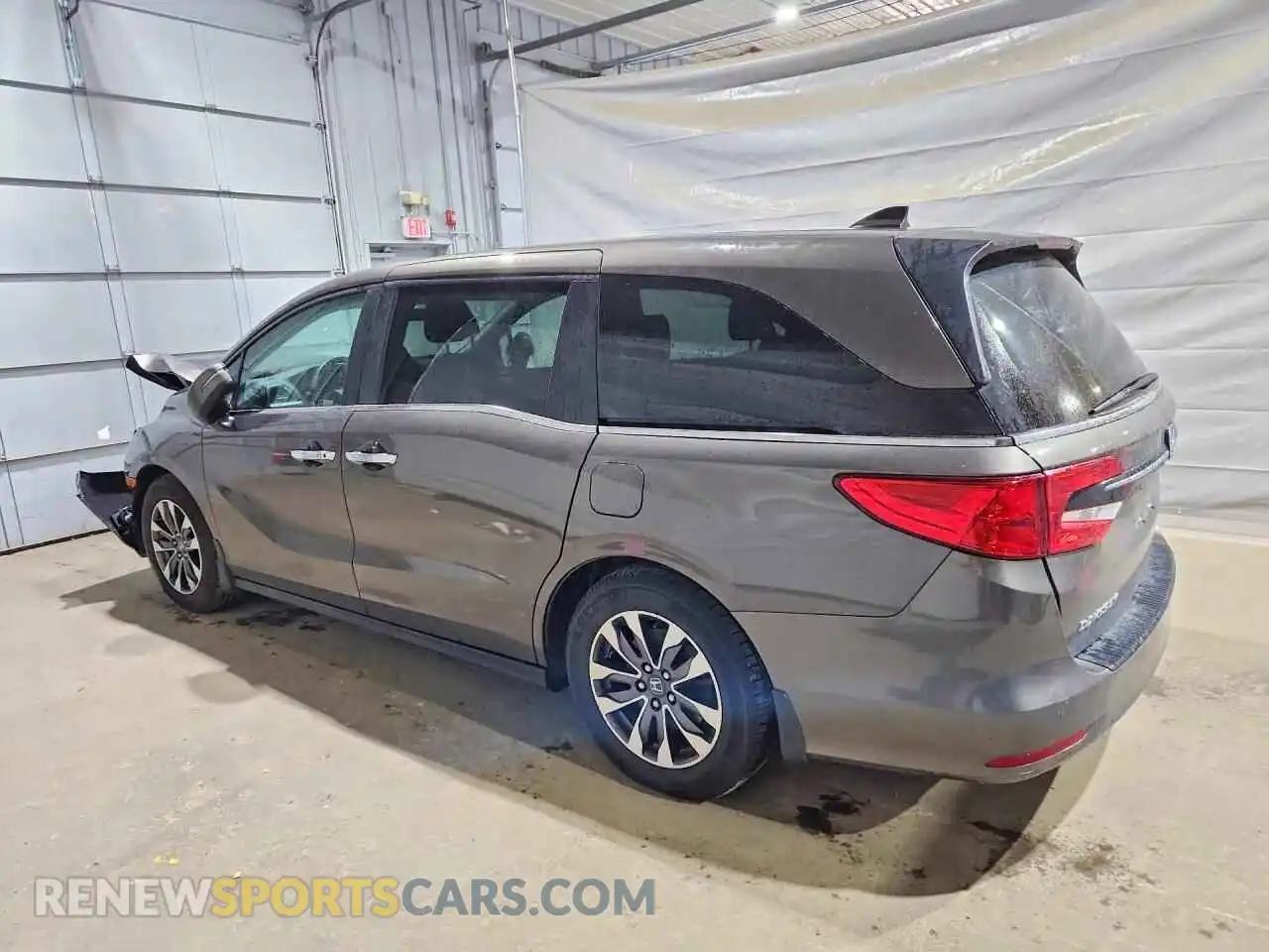 2 fotografías del automóvil dañado 5FNRL6H62PB024242 HONDA ODYSSEY 2023