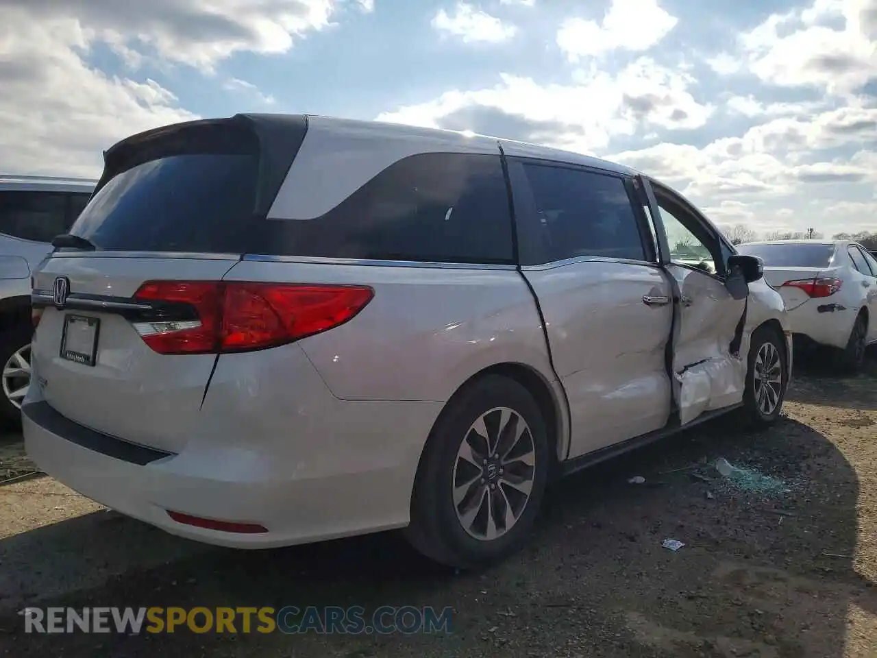 3 Photograph of a damaged car 5FNRL6H62PB050792 HONDA ODYSSEY 2023