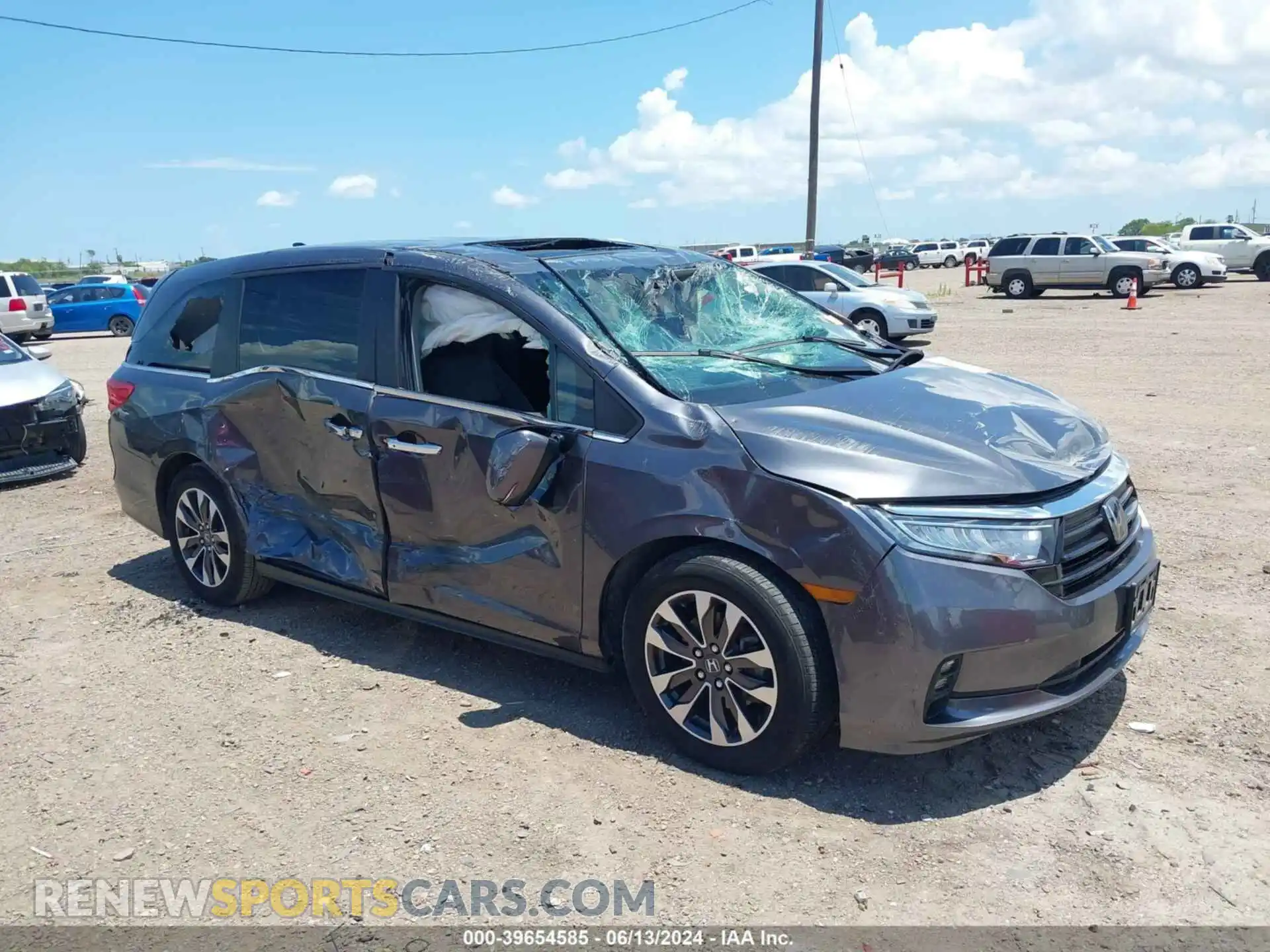 1 Photograph of a damaged car 5FNRL6H62PB053045 HONDA ODYSSEY 2023