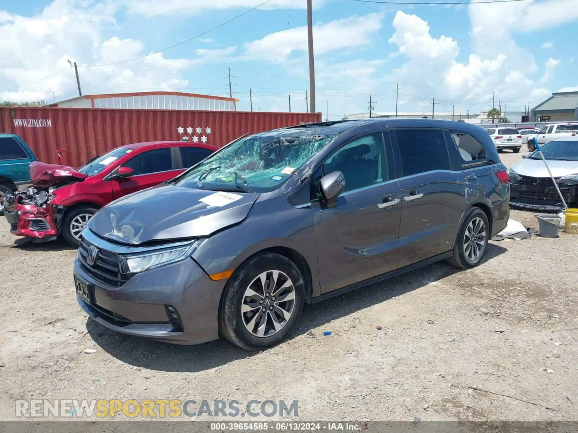 2 Photograph of a damaged car 5FNRL6H62PB053045 HONDA ODYSSEY 2023