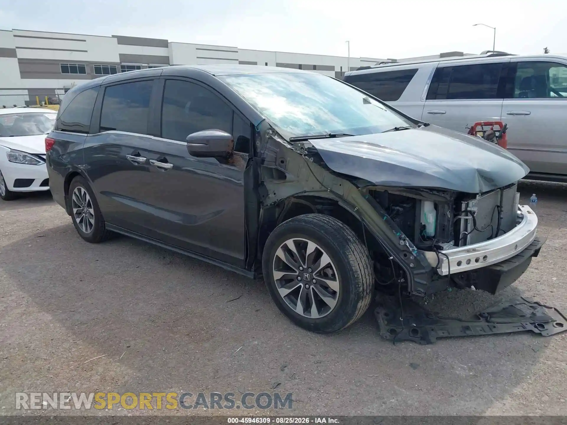 1 Photograph of a damaged car 5FNRL6H62PB065907 HONDA ODYSSEY 2023