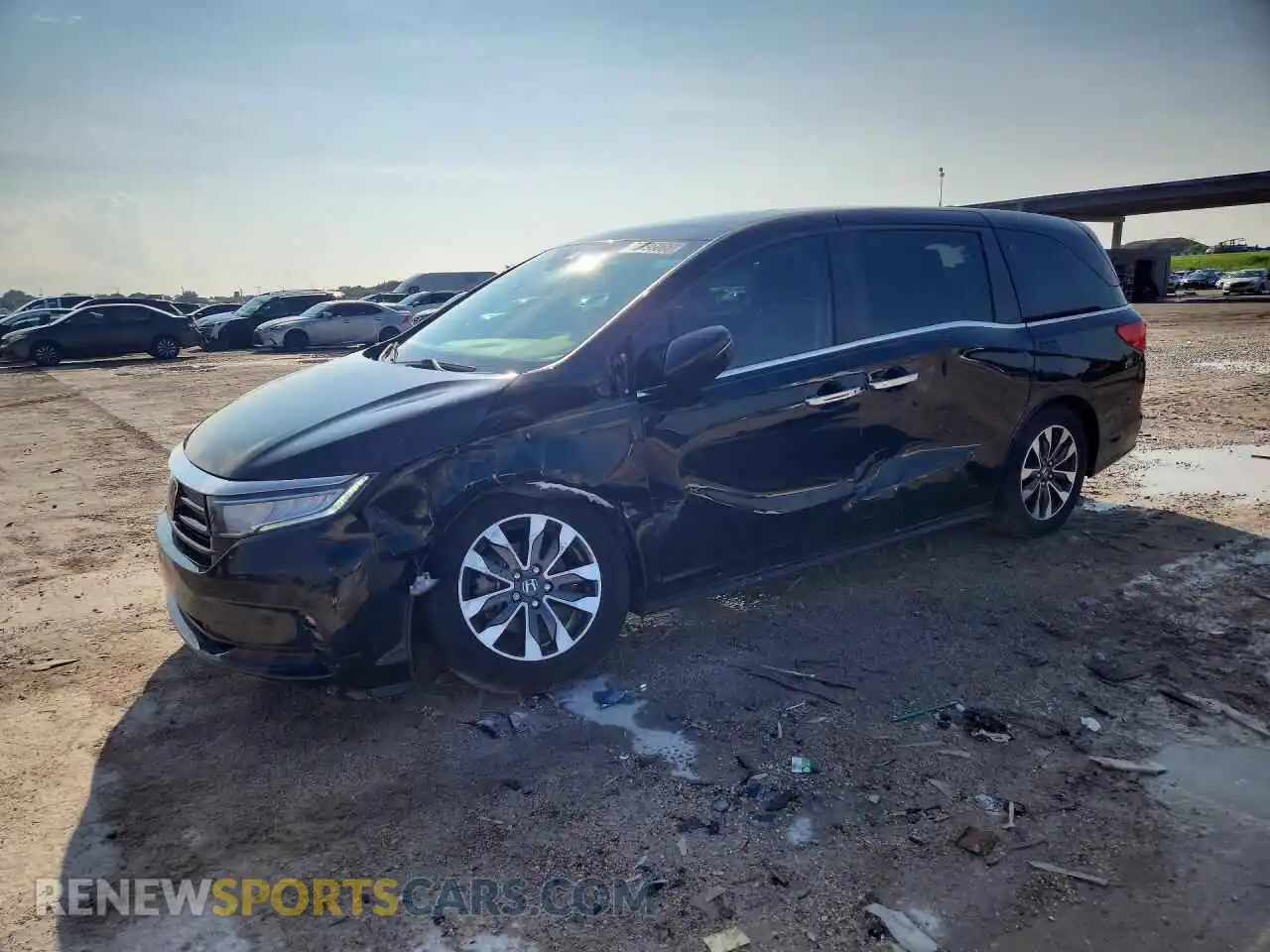1 Photograph of a damaged car 5FNRL6H65PB006642 HONDA ODYSSEY 2023