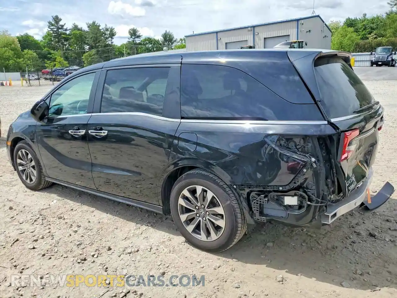 2 Photograph of a damaged car 5FNRL6H65PB041567 HONDA ODYSSEY 2023
