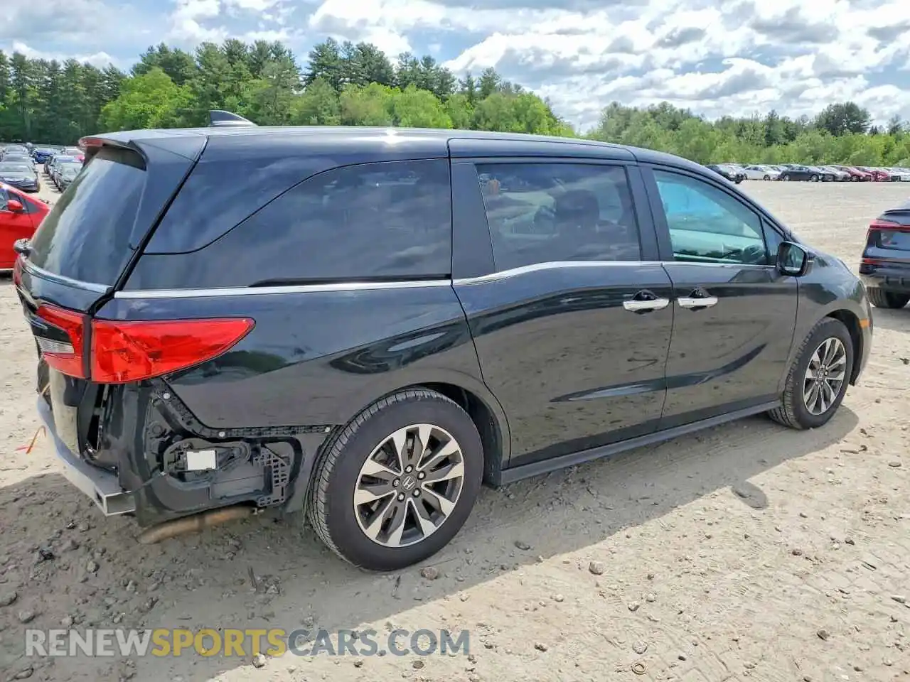 3 Photograph of a damaged car 5FNRL6H65PB041567 HONDA ODYSSEY 2023
