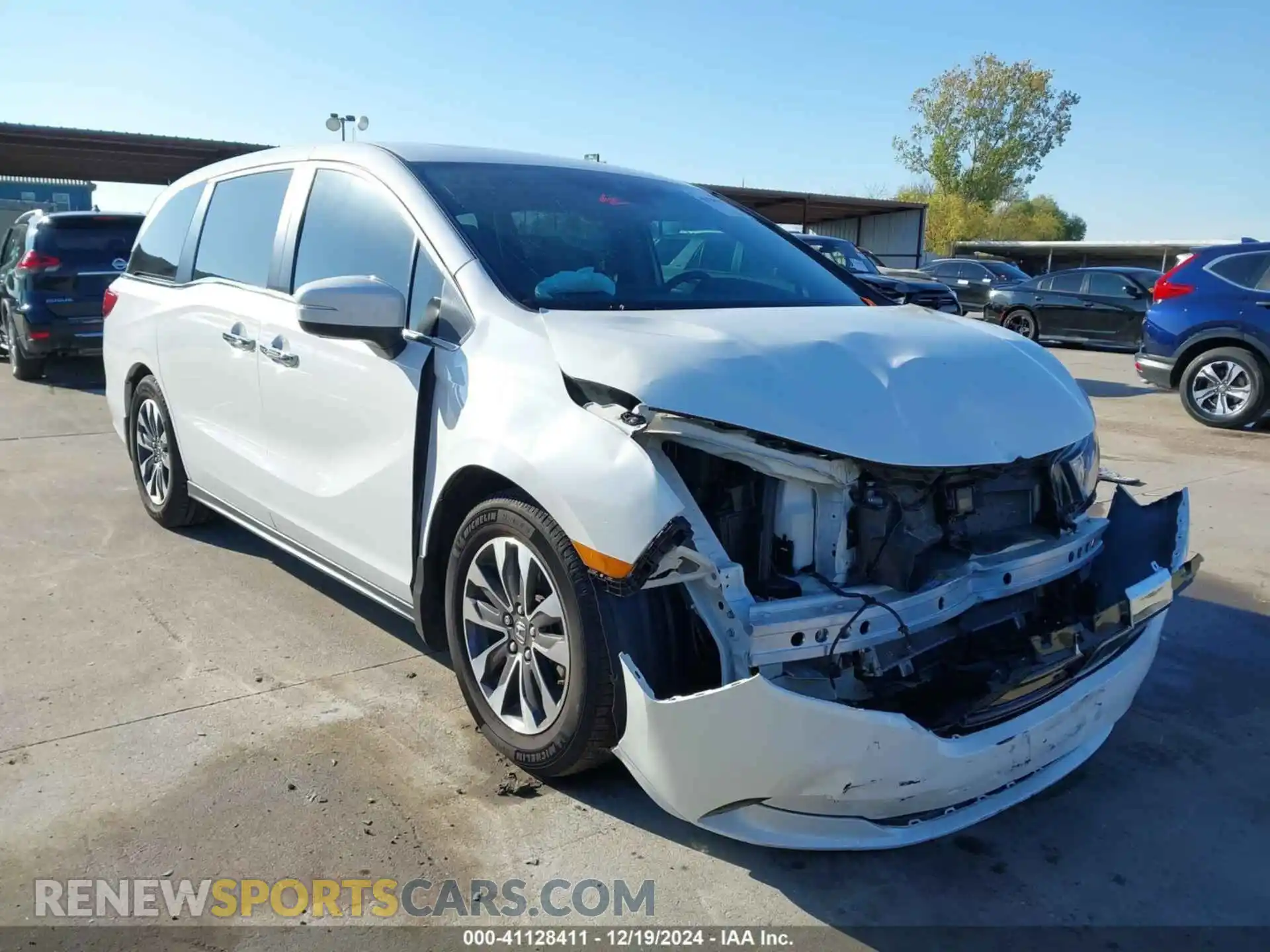 1 Photograph of a damaged car 5FNRL6H66PB029475 HONDA ODYSSEY 2023