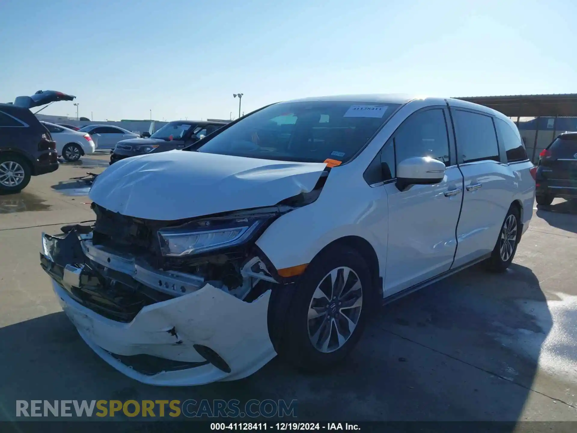 2 Photograph of a damaged car 5FNRL6H66PB029475 HONDA ODYSSEY 2023