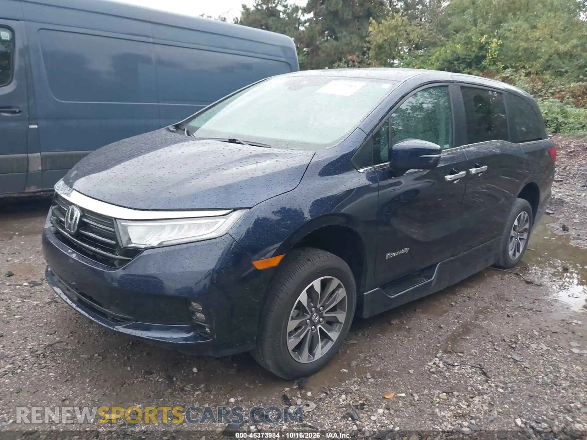 2 fotografías del automóvil dañado 5FNRL6H66PB035079 HONDA ODYSSEY 2023