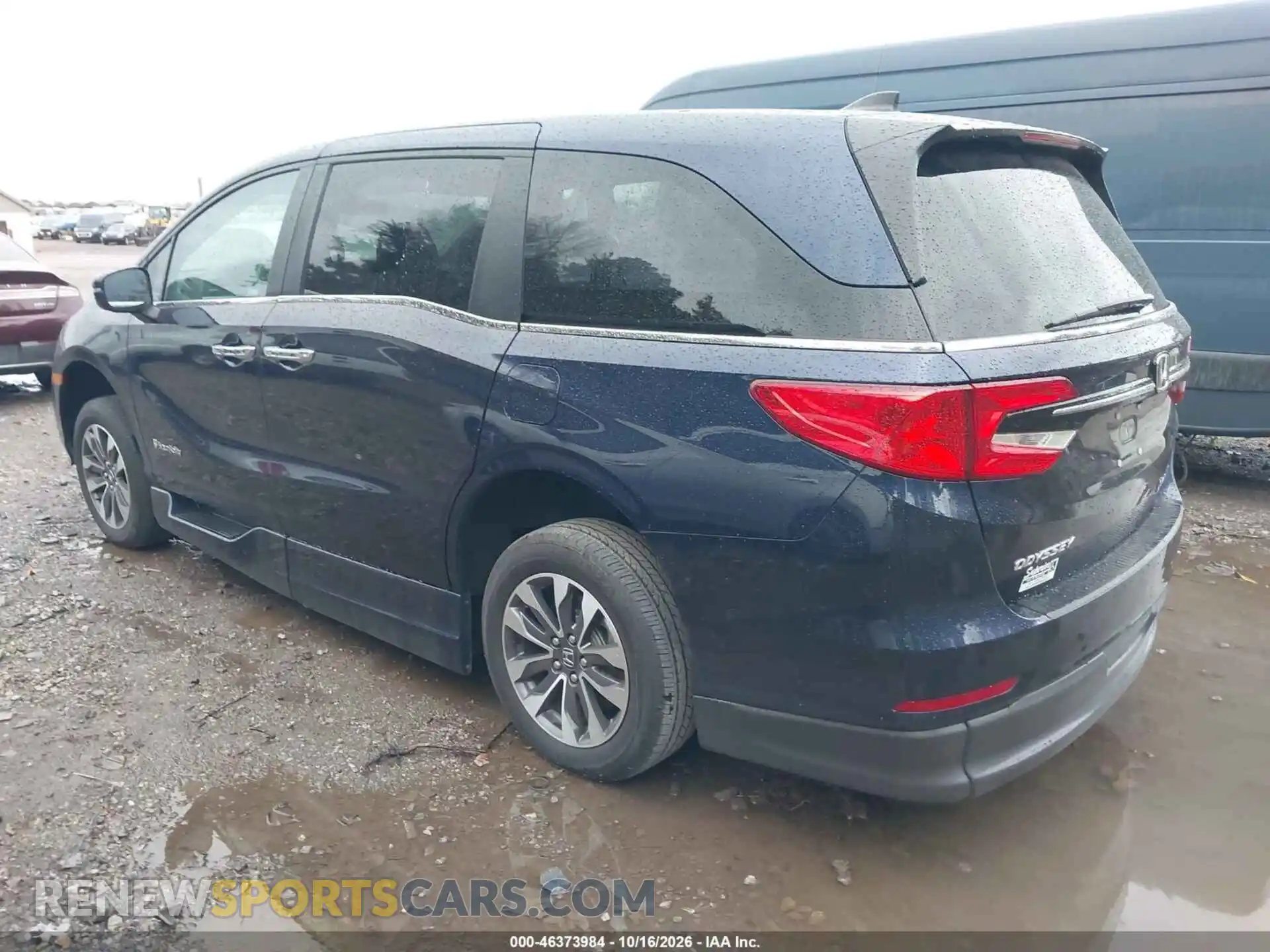3 fotografías del automóvil dañado 5FNRL6H66PB035079 HONDA ODYSSEY 2023