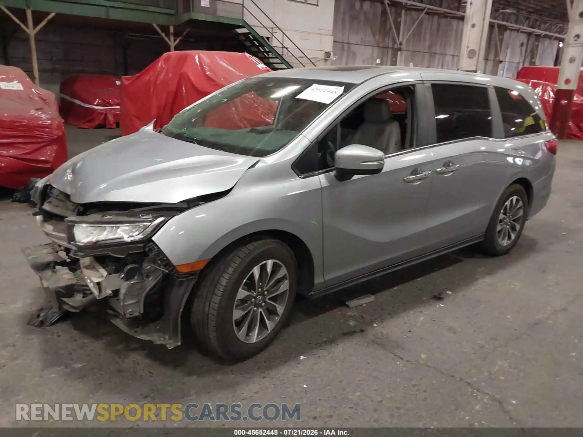 2 Photograph of a damaged car 5FNRL6H66PB046096 HONDA ODYSSEY 2023
