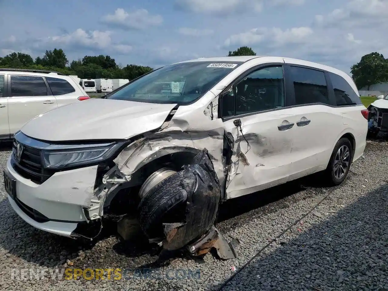 1 Фотография поврежденного автомобиля 5FNRL6H66PB073475 HONDA ODYSSEY 2023