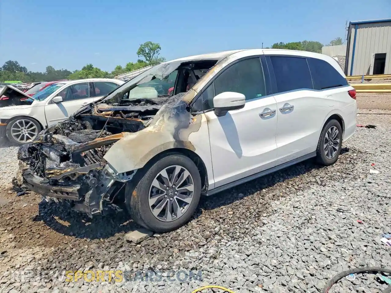 1 Photograph of a damaged car 5FNRL6H66PB077798 HONDA ODYSSEY 2023