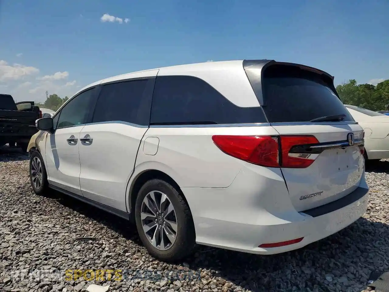 2 Photograph of a damaged car 5FNRL6H66PB077798 HONDA ODYSSEY 2023