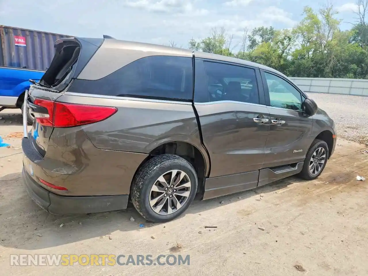 3 Фотография поврежденного автомобиля 5FNRL6H67PB016993 HONDA ODYSSEY 2023