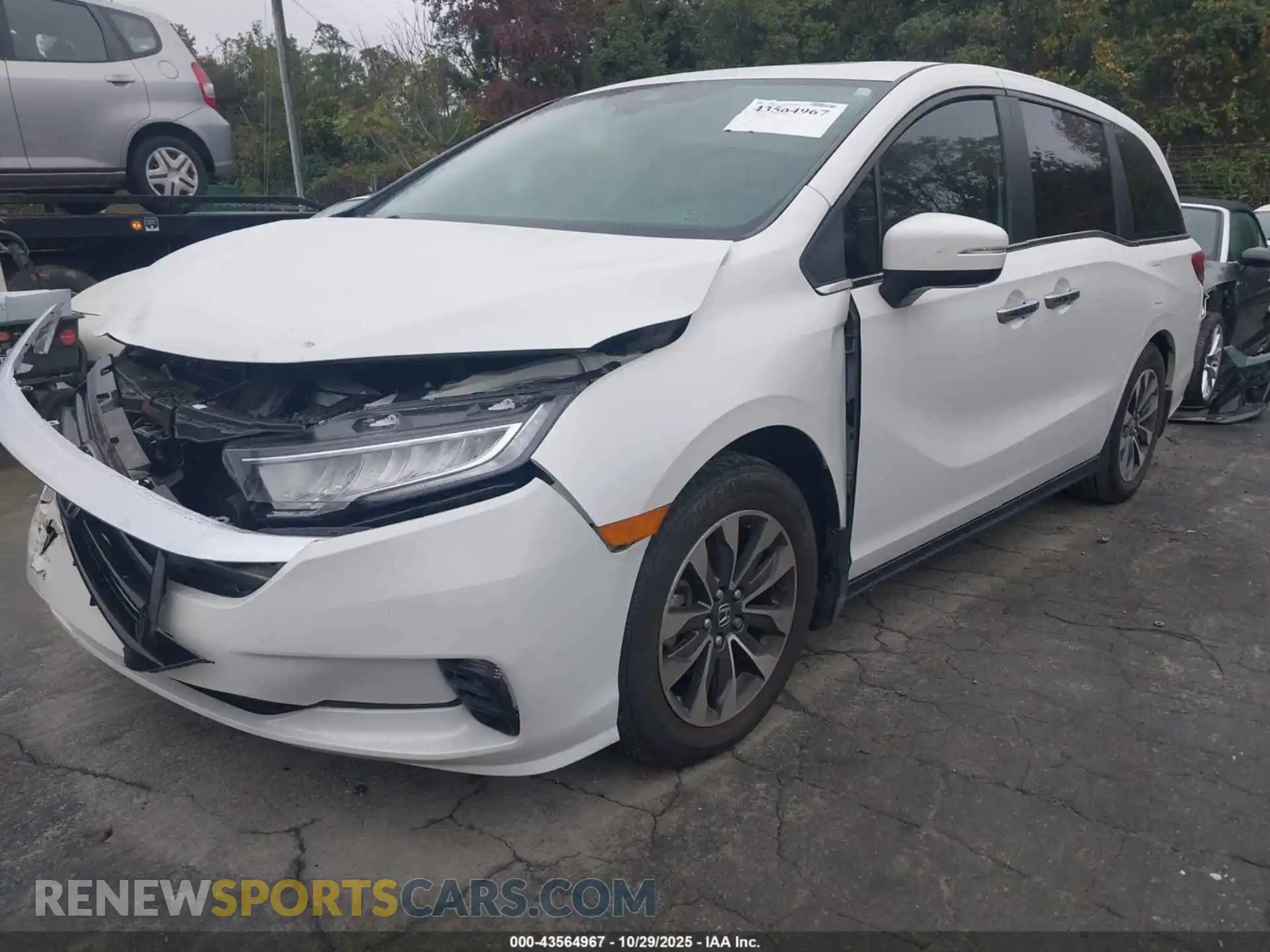 2 Photograph of a damaged car 5FNRL6H67PB064980 HONDA ODYSSEY 2023