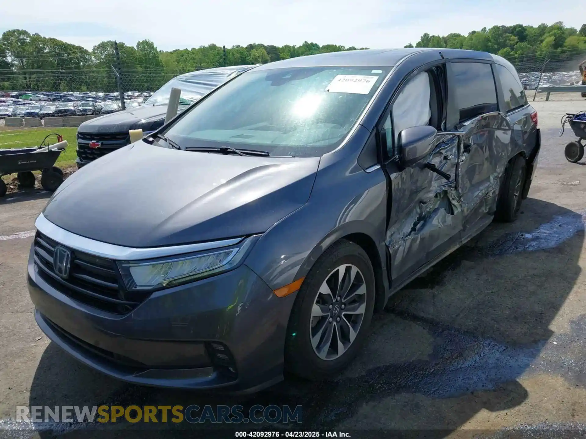 2 Photograph of a damaged car 5FNRL6H67PB067555 HONDA ODYSSEY 2023
