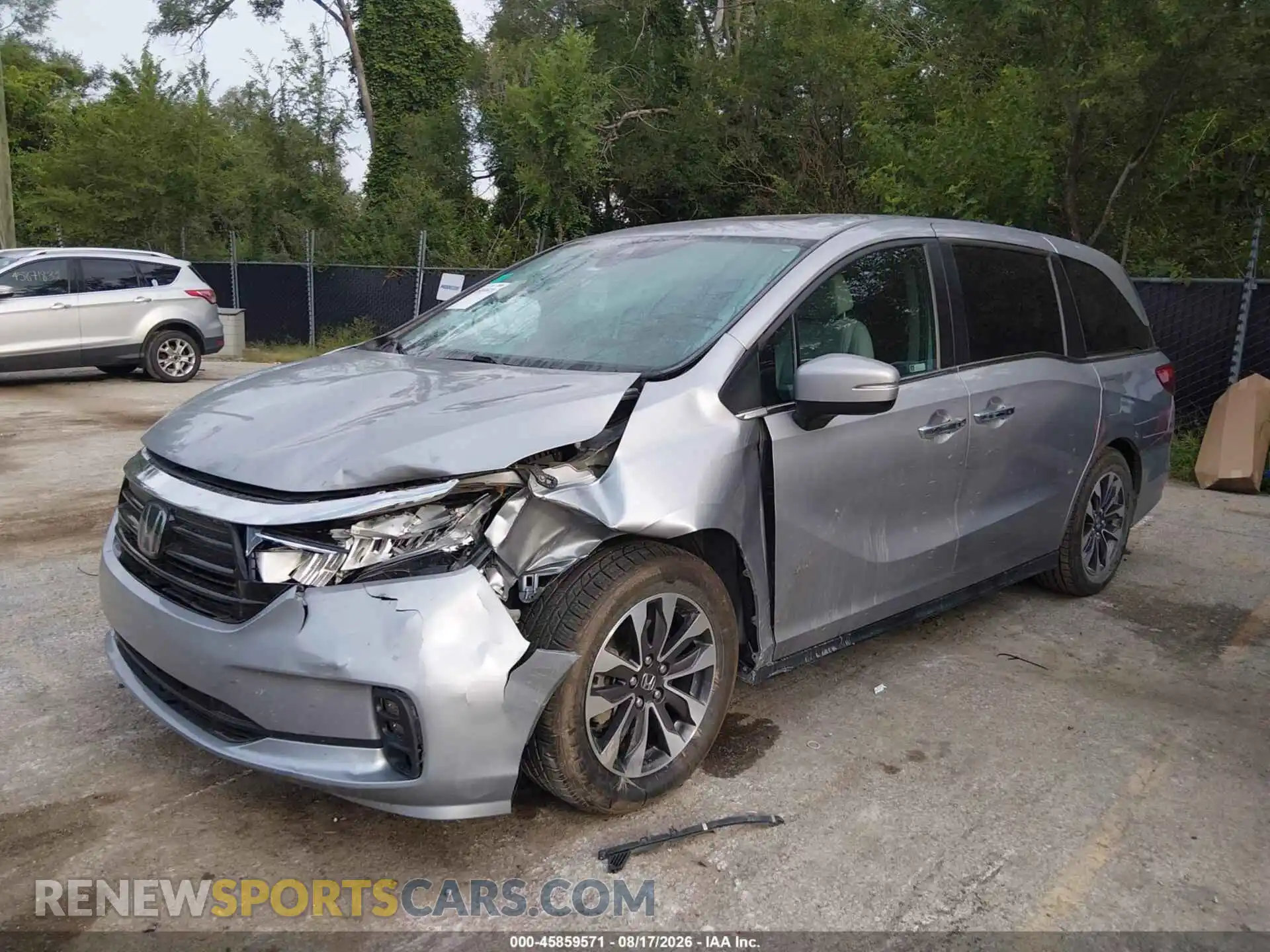 2 Photograph of a damaged car 5FNRL6H68PB011978 HONDA ODYSSEY 2023