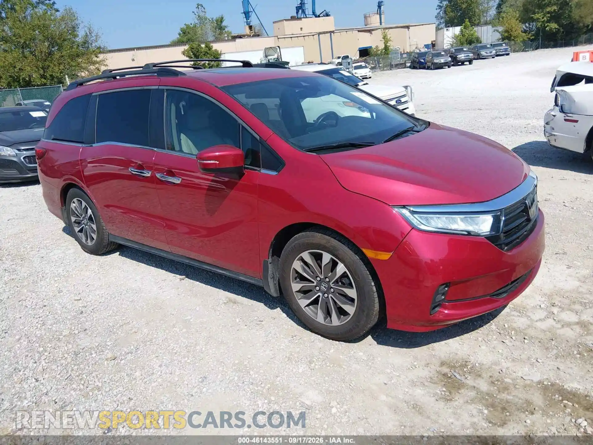 1 Photograph of a damaged car 5FNRL6H68PB013116 HONDA ODYSSEY 2023
