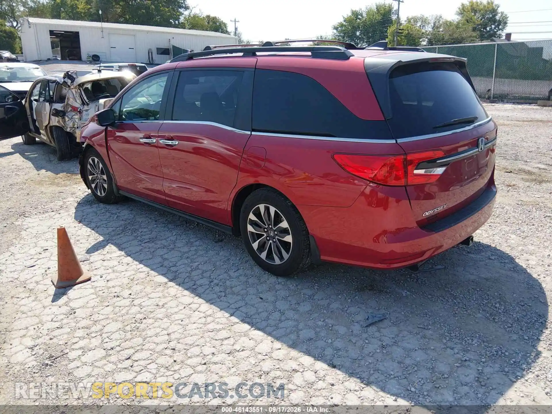 3 Photograph of a damaged car 5FNRL6H68PB013116 HONDA ODYSSEY 2023