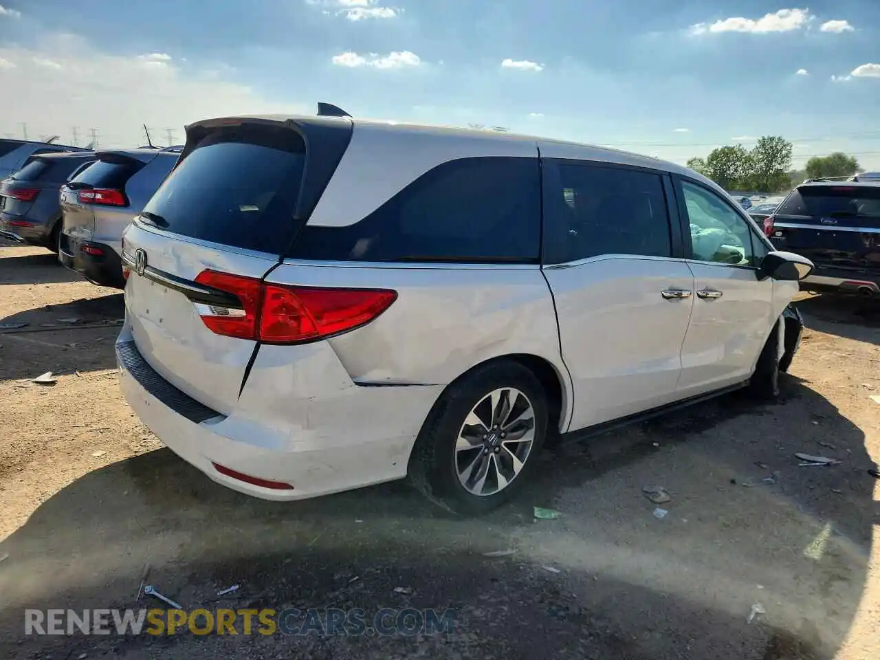 3 Photograph of a damaged car 5FNRL6H68PB029414 HONDA ODYSSEY 2023