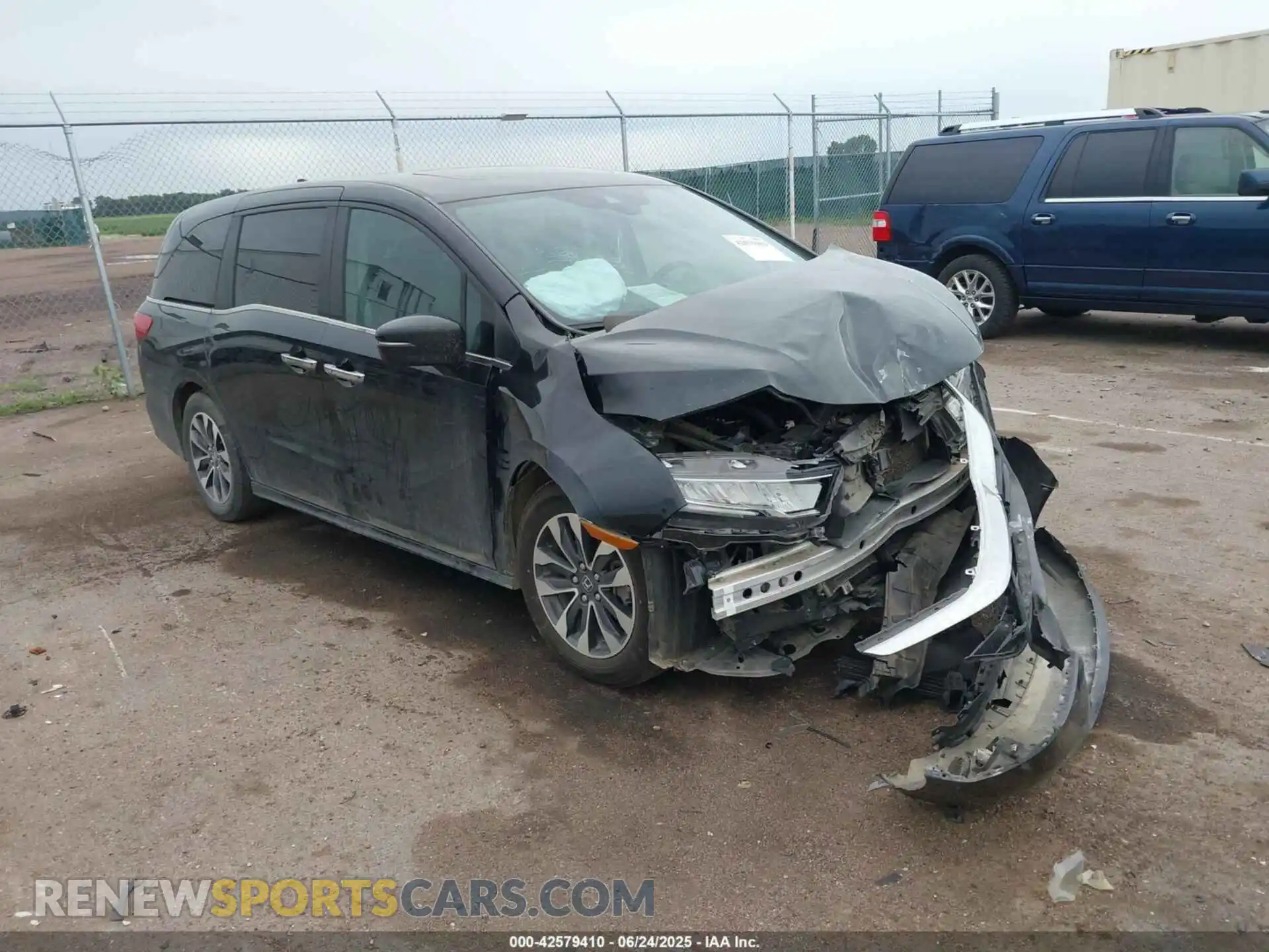 1 fotografías del automóvil dañado 5FNRL6H68PB041580 HONDA ODYSSEY 2023