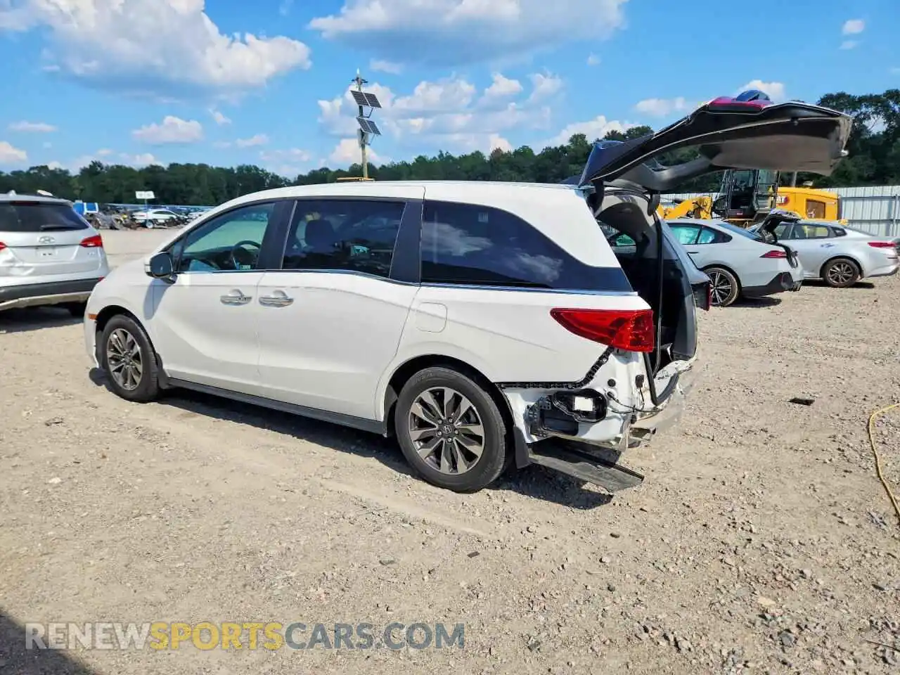 2 Photograph of a damaged car 5FNRL6H68PB049596 HONDA ODYSSEY 2023