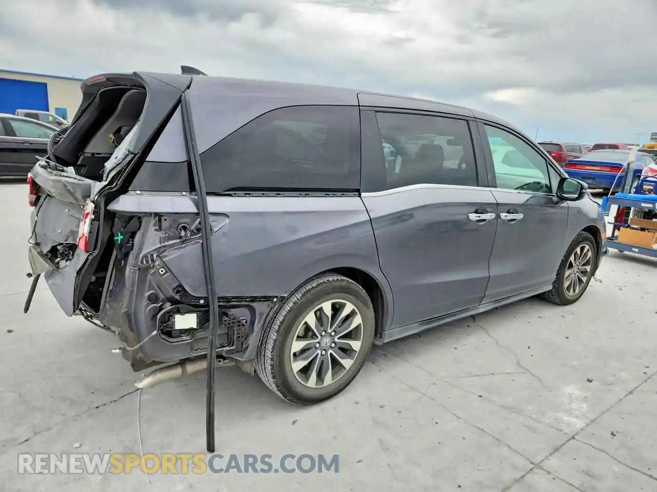 3 Photograph of a damaged car 5FNRL6H68PB078709 HONDA ODYSSEY 2023