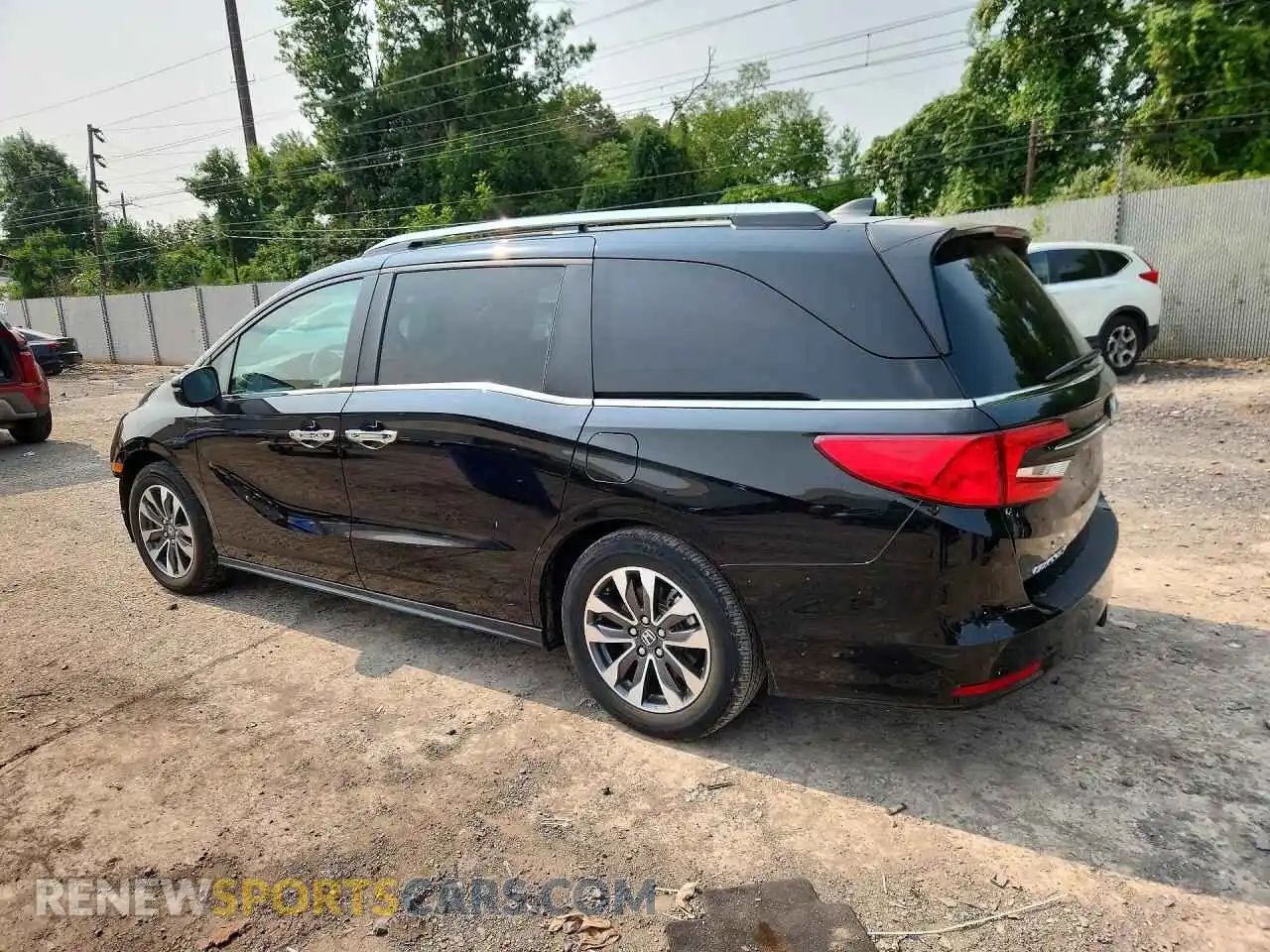 2 fotografías del automóvil dañado 5FNRL6H69PB031009 HONDA ODYSSEY 2023