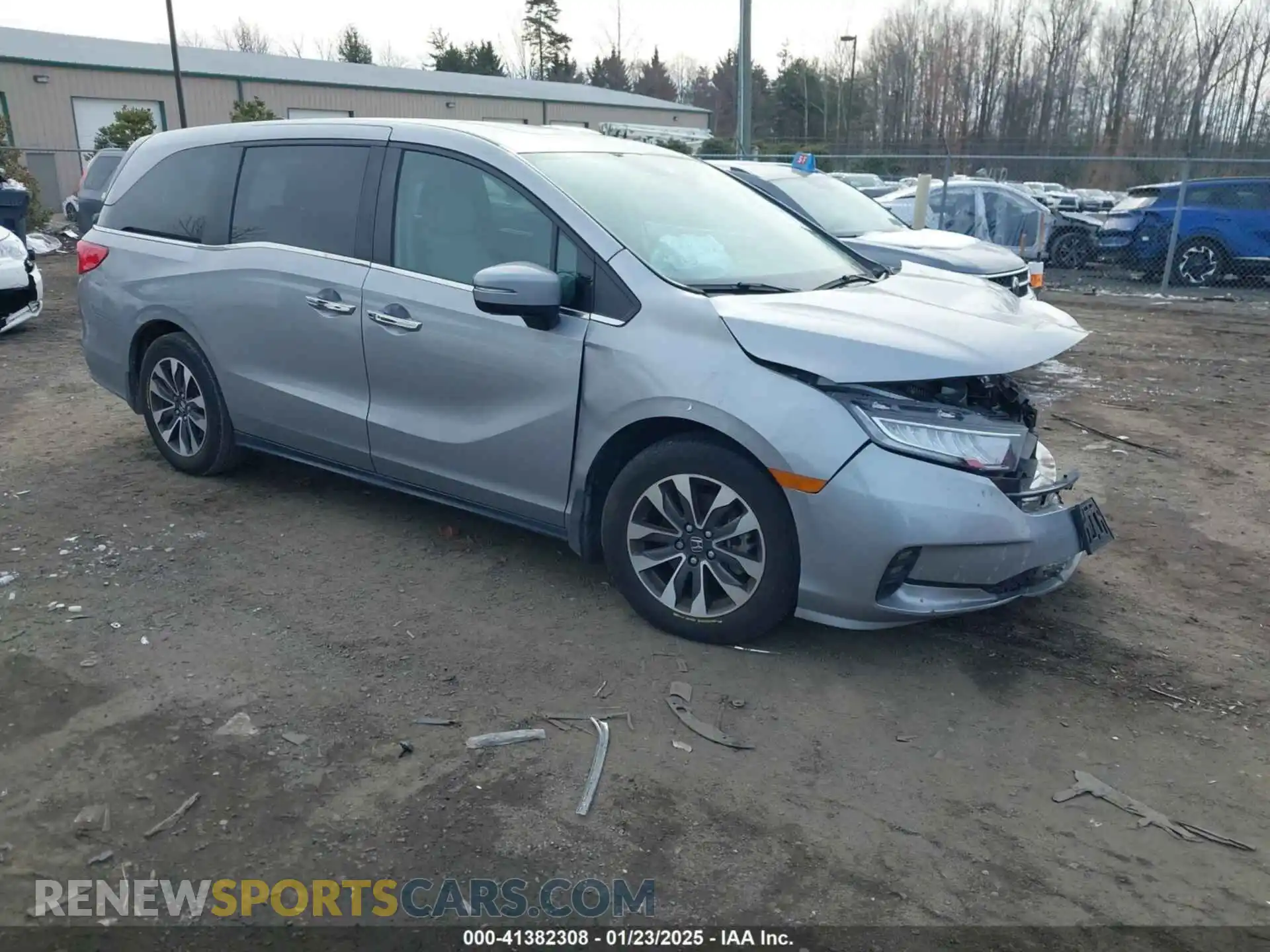 1 Photograph of a damaged car 5FNRL6H69PB033892 HONDA ODYSSEY 2023